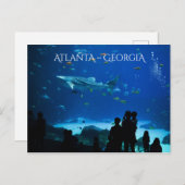 Atlanta Georgia Sights Briefkaart (Voorkant / Achterkant)