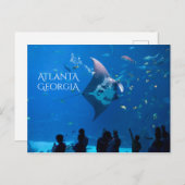 Atlanta Georgia Sights Briefkaart (Voorkant / Achterkant)