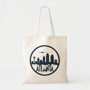 Atlanta Georgia Silhouet Tote Bag