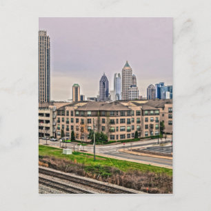 Atlanta Georgia skyline Briefkaart