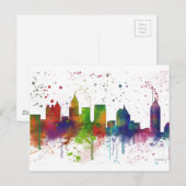 ATLANTA GEORGIA SKYLINE BRIEFKAART (Voorkant / Achterkant)