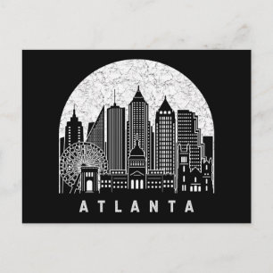Atlanta Georgia Skyline Briefkaart