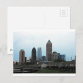 Atlanta, Georgia skyline Briefkaart (Voorkant / Achterkant)