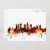 Atlanta Georgia Skyline Briefkaart (Voorkant / Achterkant)