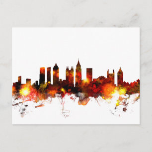 Atlanta Georgia Skyline Briefkaart