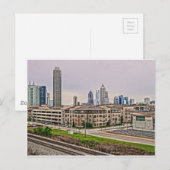 Atlanta Georgia skyline Briefkaart (Voorkant / Achterkant)