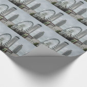 Atlanta Georgia skyline Cadeaupapier (Hoek)