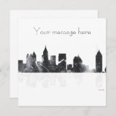 ATLANTA GEORGIA SKYLINE - Invitations (Devant / Derrière)