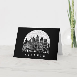 Atlanta Georgia Skyline Kaart