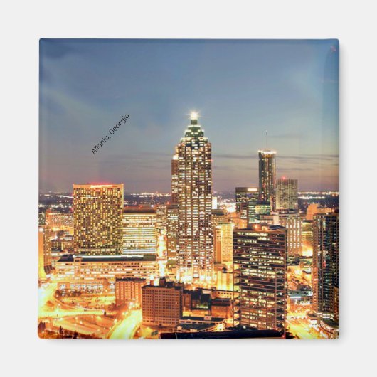 Atlanta, Georgia skyline Magneet (Voorkant)