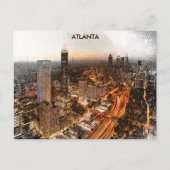Atlanta Georgia Skyline Panorama Uitzicht Briefkaart (Voorkant)