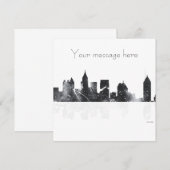 ATLANTA GEORGIA SKYLINE - Uitnodigingen (Voorkant / Achterkant)
