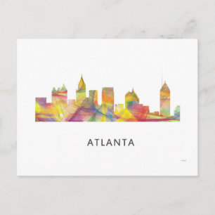 ATLANTA GEORGIA SKYLINE WB1 - BRIEFKAART