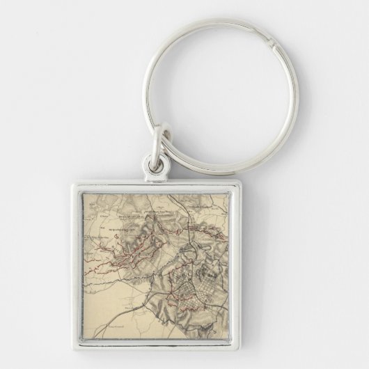 Atlanta, Georgia Sleutelhanger (Voorkant)