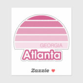 Atlanta Georgia Sticker (Vel)