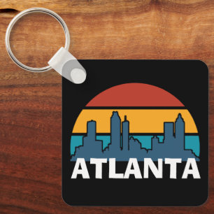Atlanta Georgia  Sunset Cityscape Sleutelhanger