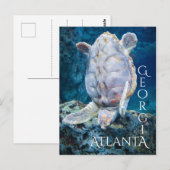 Atlanta Georgia Turtle Dive Briefkaart (Voorkant / Achterkant)