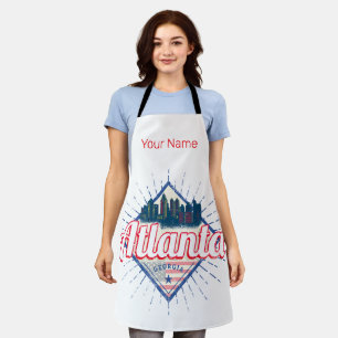 Atlanta Georgia United States Retro Skyline Schort