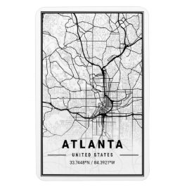 Atlanta Georgia USA City Travel City Map Magneet
