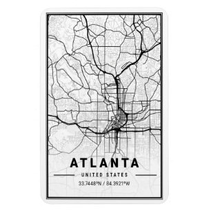 Atlanta Georgia USA City Travel City Map Magneet