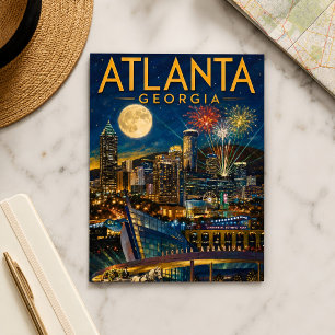 Atlanta Georgia Voetbaltoernooi 2026 Souvenir Briefkaart