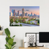 Atlanta, Georgia, VS Poster (Thuiskantoor)