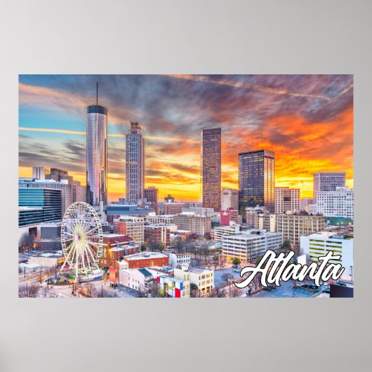 Atlanta, Georgia, VS Poster (Voorkant)