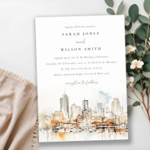 Atlanta Georgia Waterverf Landscape Wedding