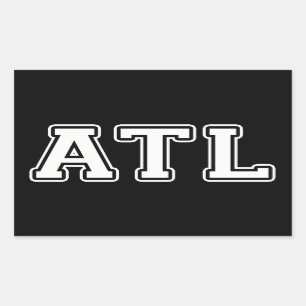 Atlanta Georgië Rechthoekige Sticker