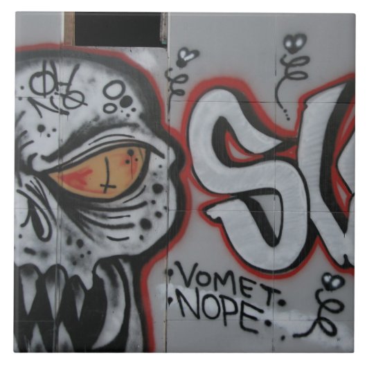 Atlanta Graffiti Tile Tegeltje (Voorkant)