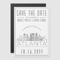 Atlanta Huwelijk | Gestileerde Skyline Save the Da