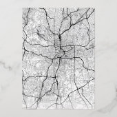 Atlanta Love Locator | Weddenschap Save the Date Folie Uitnodiging (Achterkant)