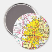 Atlanta Magneet (Voorkant / Achterkant)