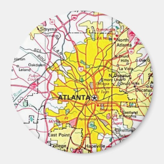 Atlanta Magneet (Voorkant)