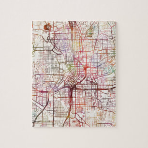 atlanta map painting legpuzzel