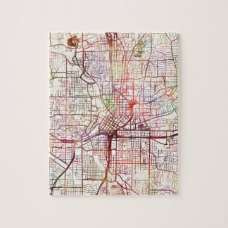 atlanta map painting legpuzzel