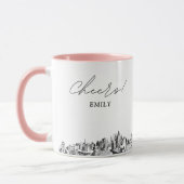 Atlanta Mariage Personnalisé café Mug (Gauche)