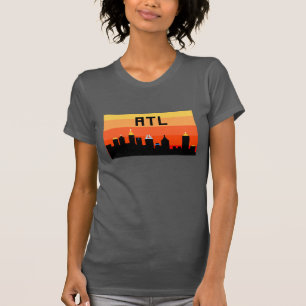 Atlanta met 8 bits Skyline ATL T-shirt