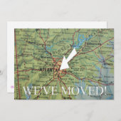 Atlanta Nous avons déplacé un nouveau Faire-part d (Devant / Derrière)