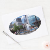 Atlanta Ovale Sticker (Envelop)