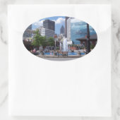 Atlanta Ovale Sticker (Tas)