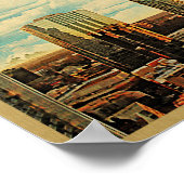 Atlanta Poster Vintage Travel Poster Skyline (Hoek)
