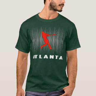 Atlanta Retro honkballer Ik hou van Atlanta Mannen T-shirt