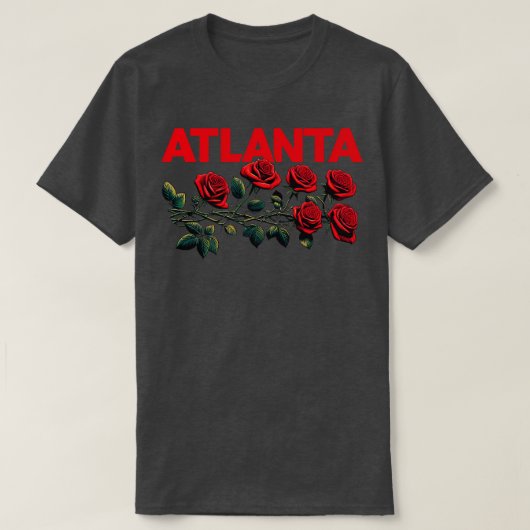 Atlanta Rozen TShirt (Design voorkant)