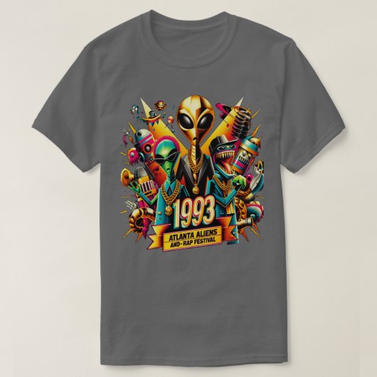 Atlanta s et Rap Festival TShirt 1993 (Design devant)