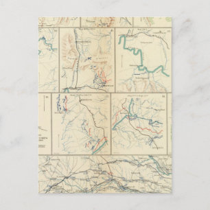 Atlanta-Savannah march Briefkaart