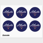 Atlanta Script Ronde Sticker (Vel)
