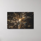Atlanta Shines at Night Canvas Afdruk (Voorkant)