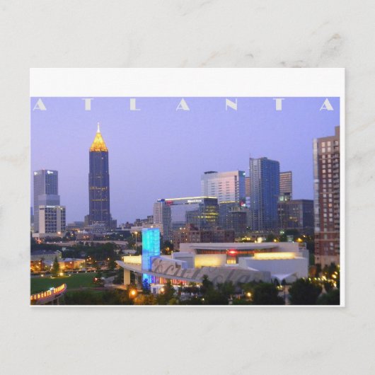 Atlanta Skyline (1) Briefkaart (Voorkant)