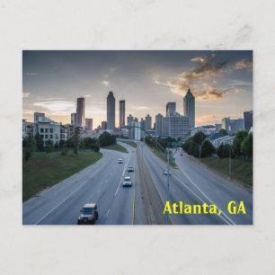 Atlanta Skyline Briefkaart